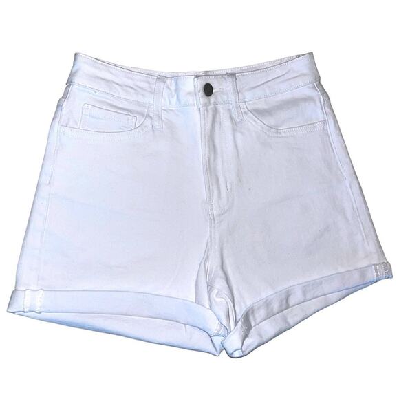Altar'd State White High Rise Shorts size Small - Picture 2 of 6